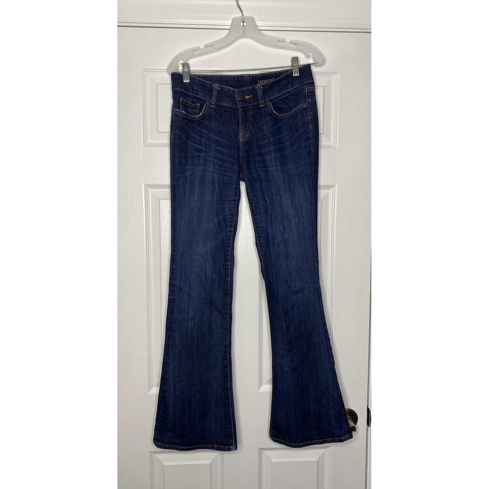 Gap Women's Denim Premium Flare Jeans Slight Distressing Medium‎ Wash 4/27R